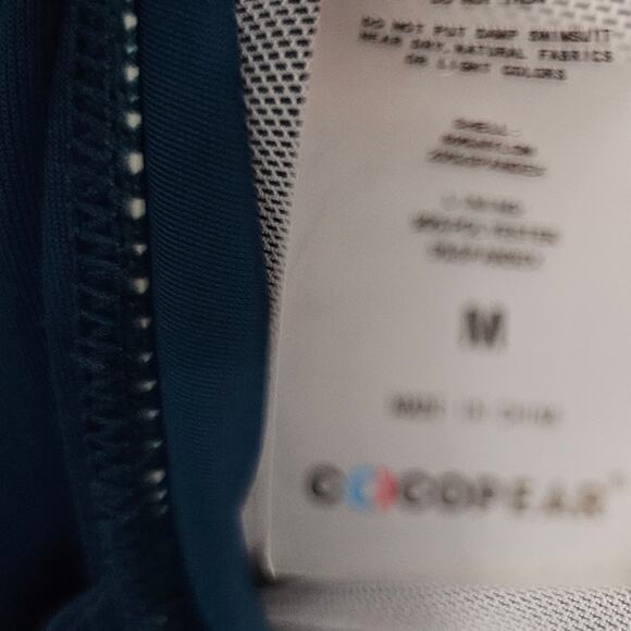 Cocopear Women's Elegant Crossover One Piece Swimdress Swimsuit Size M - Picture 10 of 15